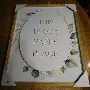 This Is Our Happy Place Picture Brand New